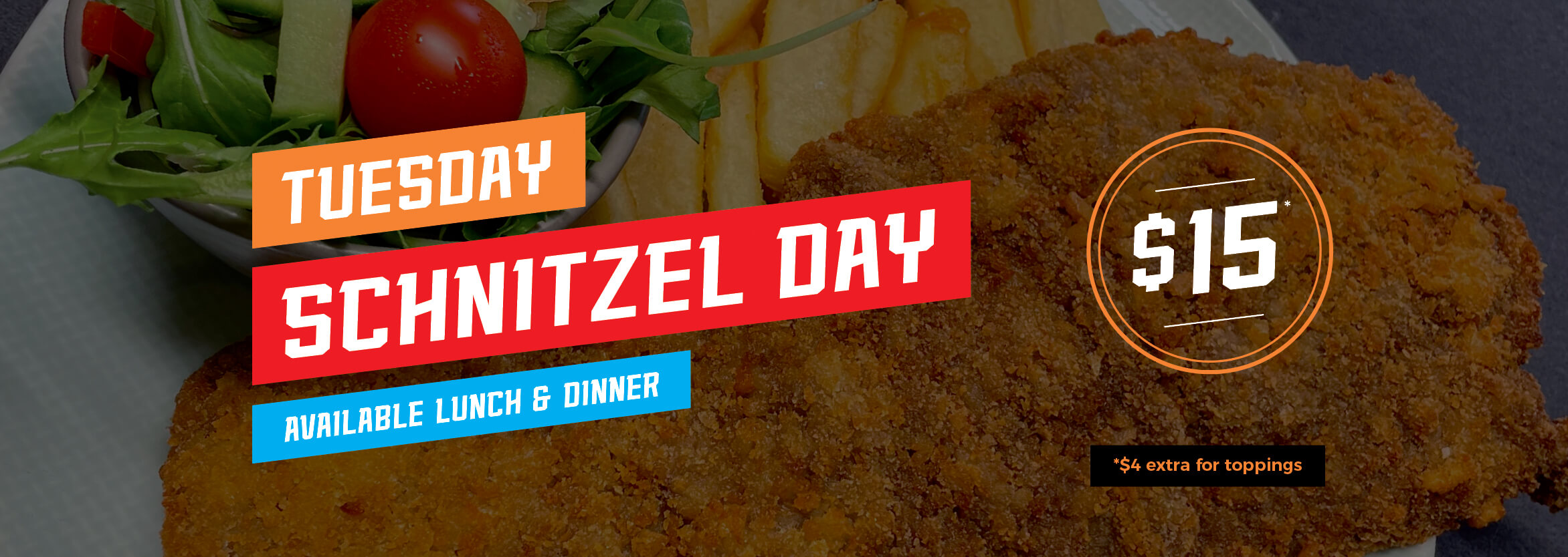 Balhannah Hotel Wedsite Schnitzel Banner Mobile